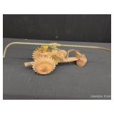 VINTAGE NATIONAL WALKING LAWN SPRINKLER AND WHEELS