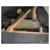 VINTAGE/ANTIQUE PLANER, 2 LEVELS, AND 2 VICES