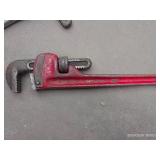 6 VINTAGE PIPE WRENCHS