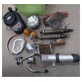 HUGE LOT OF  VINTAGE HARLEY PARTS