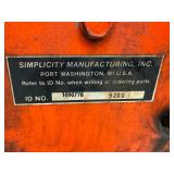 Simplicity 870 Snow Blower - 2-Stage, Tecumseh Engine