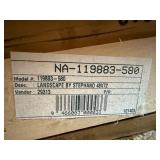 Stephano Landscape Oil on Canvas in Ornate Frame - 56" x 82" w Frame