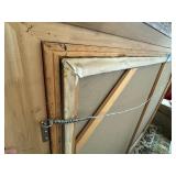 Stephano Landscape Oil on Canvas in Ornate Frame - 56" x 82" w Frame