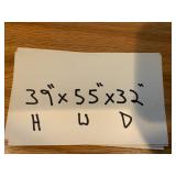 Natural Oak Baby Crib with Slatted Sides, Casters, Mattress Included