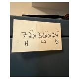 Locking Steel Storage Cabinet - 72 x 36 x 24