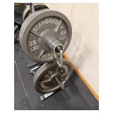Parabody Strength Building Gym - Barbell & Weight Plate System