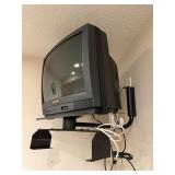 Panasonic 21-Inch CRT TV with Mounting Shelf Brackets