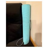 Nautilus Black Folding Gym Mat - Aqua Yoga Mat & Red Stability Ball
