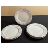 Noritake Legendary 8-Piece 10" Floral Border Dinner Plates - Sweet Leilani Porcelain