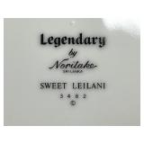 Noritake Legendary 8-Piece 10" Floral Border Dinner Plates - Sweet Leilani Porcelain
