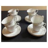 Noritake Legendary Sweet Leilani Teacups & Saucers - 8 pcs/ea