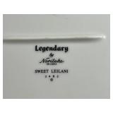 Noritake Legendary Sweet Leilani 13in Platter, 9" Bowl w/ Sugar Pot & Creamer