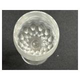 Crystal 5" Wine Glasses - 10-Piece Cut-Crystal Stemware (Lot of 10)