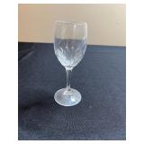 Crystal 5" Wine Glasses - 10-Piece Cut-Crystal Stemware (Lot of 10)