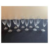 Crystal 7.5" Champagne Flutes - 10-Piece Set
