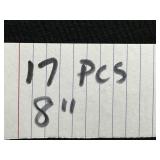 Cristal Durand France 8" Crystal Wine Glasses - 17-Piece Set