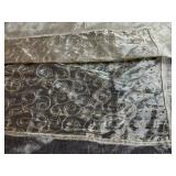 Vintage Textile Linen Collection: Velvet Panels Runner, Damask & Lace with Tassels Table Covering & Misc Linens