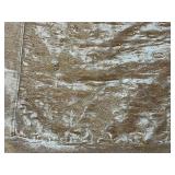 Vintage Textile Linen Collection: Velvet Panels Runner, Damask & Lace with Tassels Table Covering & Misc Linens