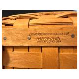 Longaberger Handwoven Baskets - Dresden, Ohio USA - American Cancer Society - 3-Piece Set
