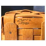 Longaberger Handwoven Baskets - Dresden, Ohio USA - American Cancer Society - 3-Piece Set