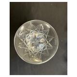 Crystal Glassware Set: 2 Champagne Flutes, Crystal Candle Stands, Wire Basket, Picnic Basket & Table Cover