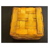 Crystal Glassware Set: 2 Champagne Flutes, Crystal Candle Stands, Wire Basket, Picnic Basket & Table Cover