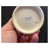 Goebel West Germany Porcelain Figurine - Boy with Curved White Sheet & Pair of Bookends