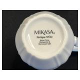 Mikasa Antique White Bone China Mugs (Lot of 10)