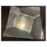 Decorative Cross Crucifix with Colored Gems, Glass Coasters & Candle Holders Set