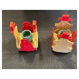 Sequined Santa Hat, 3 Teal Candle Holders, LaMode 9 Buttons Star Shapes (2 Packs)