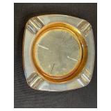 Amber Iridescent "Jeannette" Depression Glass Lot of Misc Bowls - Vintage Set