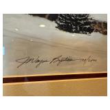 J Wayne Byström Stone House in Snow - Limited Edition Print 139/2400