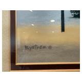 J Wayne Byström Stone House in Snow - Limited Edition Print 139/2400