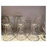 Clear Glass Stemware - Wine Glasses & Goblets, Assorted