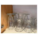 Clear Glass Stemware - Wine Glasses & Goblets, Assorted