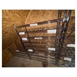 Wine Bottle Racks - Chrome Wire Shelving (Lot of 2) for Bottles and Display