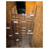 Wine Bottle Racks - Chrome Wire Shelving (Lot of 2) for Bottles and Display