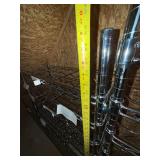 Wine Bottle Racks - Chrome Wire Shelving (Lot of 2) for Bottles and Display