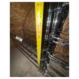 Wine Bottle Racks - Chrome Wire Shelving (Lot of 2) for Bottles and Display