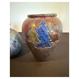 Nature-Inspired Ceramic Vase Set - 3-Piece Collection