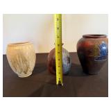 Nature-Inspired Ceramic Vase Set - 3-Piece Collection