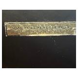 Woodbridge Furniture Hall Console Table - Black Crackle Finish, 6 Drawers, 32x32x16