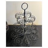 Bird Cage Cake Plate on Pedestal & 3-Tier Cupcake Stand, 2 Frames & Inspirational Sign