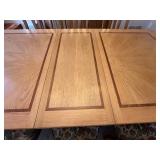 Magnificent Stanley Furniture Dining Table Set - 96W with 20-In Leaf, 8 Upholstered Chairs