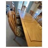 Magnificent Stanley Furniture Dining Table Set - 96W with 20-In Leaf, 8 Upholstered Chairs