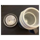 Mr. Coffee Drip Coffee Maker with Glass Carafe - Thermos Carafe & 2 Creamers