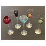 OTAGIRI Lacquerware Tray with Iris Design, 5 Colored Cordials, Nike Lunch Box