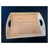 Bamboo Serving Trays with 4 Coffee Mugs Inc The Bamboo Guys