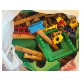 White Teddy Bear Plush and Colorful K