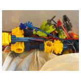 White Teddy Bear Plush and Colorful K